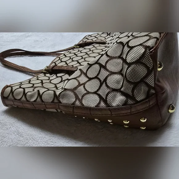 Nine West Purse Shoudler Bag Large Handbag Tote - Picture 8 of 15